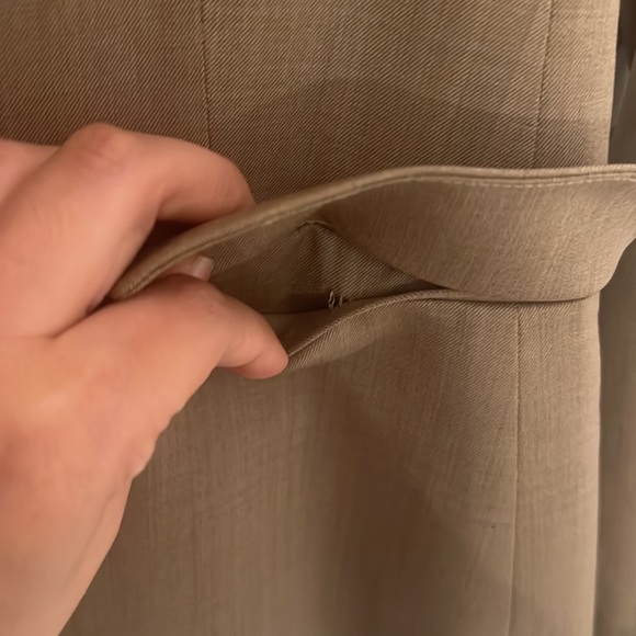 [Theory] BROWN Tailored Single Button Wool Blazer - Picture 10 of 13